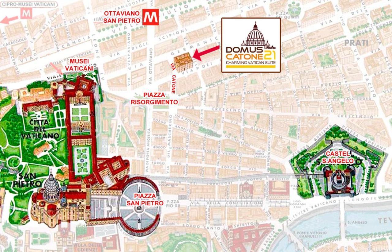 شقة Domus Catone روما المظهر الخارجي الصورة